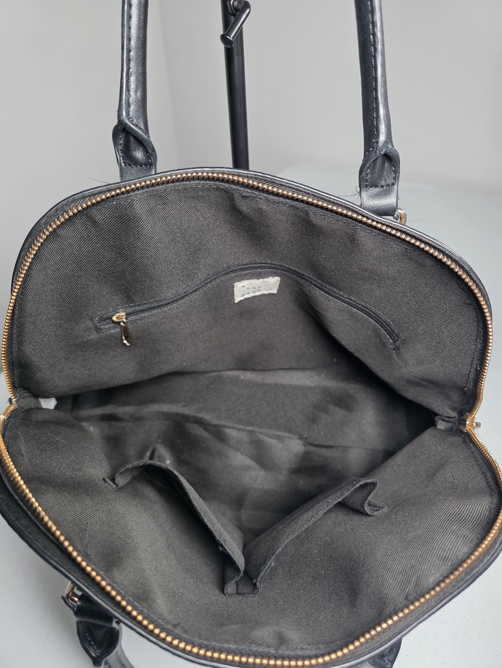 a new day Beige and Black Snake-Print Dome Satchel - Picture 4 of 4